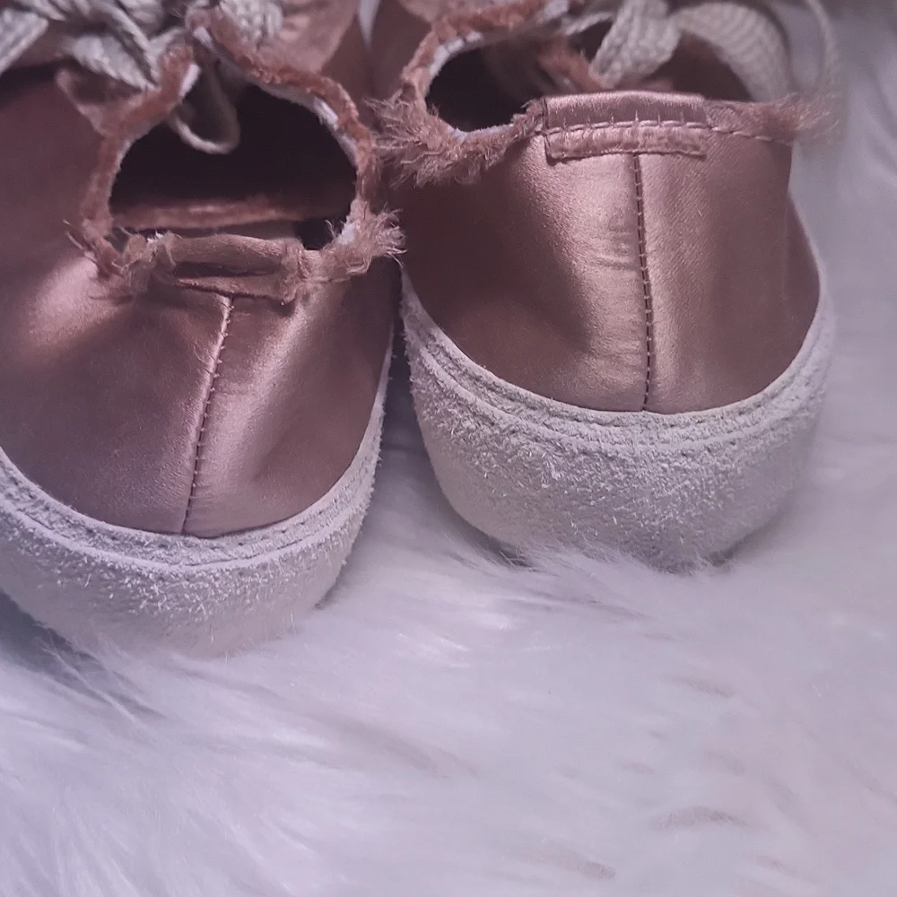 Pedro García Parson lustrous frayed silk satin rawedges/suede cowhide trm… - Picture 5 of 10